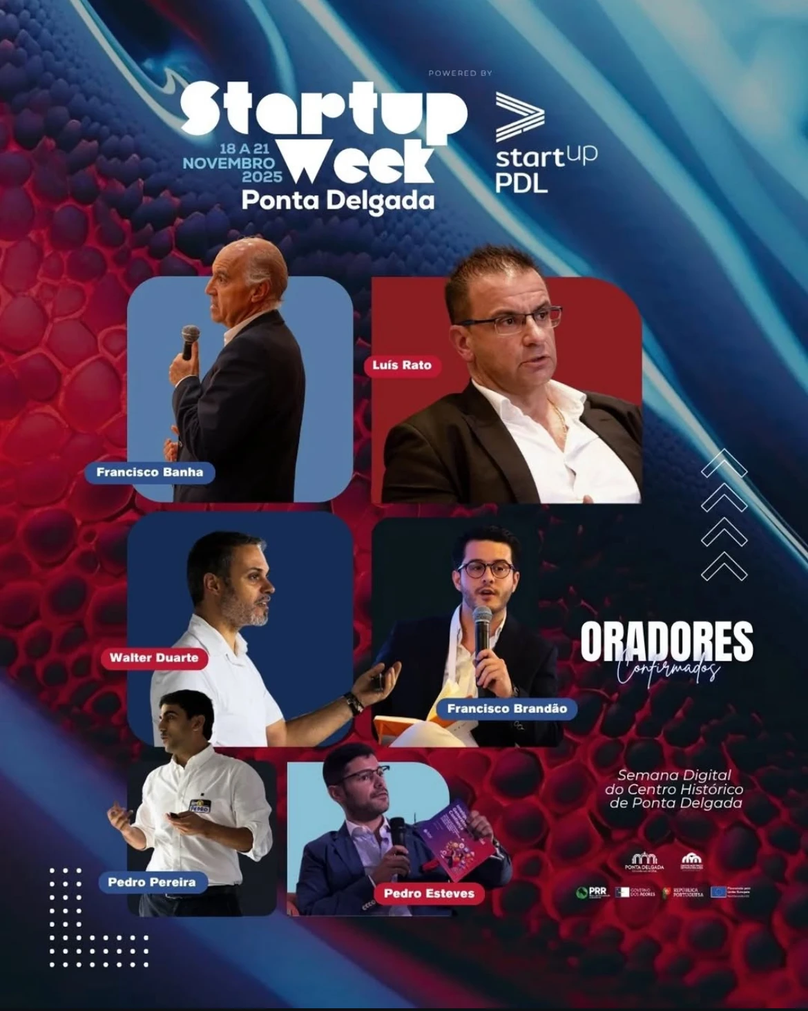 Startup Week Ponta Delgada 2025 — painel de oradores